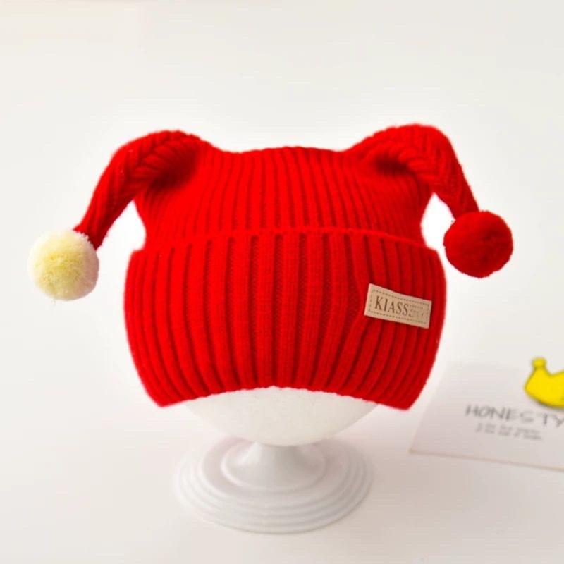 ベビー ニット帽 秋冬 韓国風 かわいい 触角付き 帽子 男の子 女の子 赤ちゃん 防寒 耳当て付き 毛糸 小人帽子
