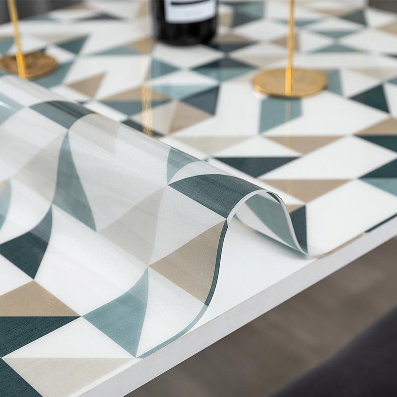 テーブルマット PVC 長方形 北欧風 大理石柄 防水 防油 防汚 耐熱 食卓マット 家庭用 ティーテーブルマット