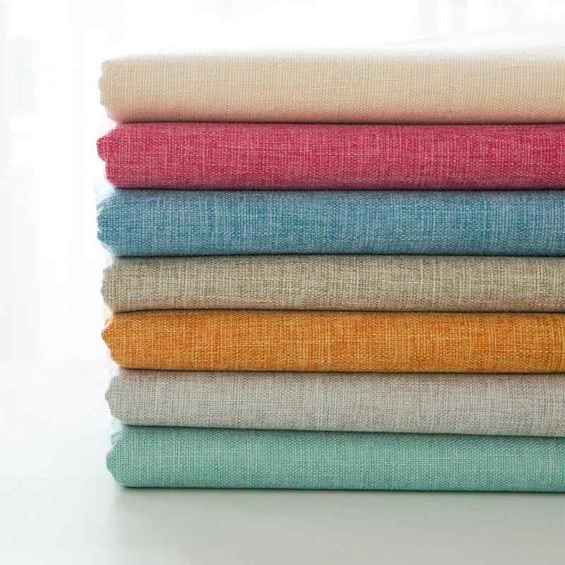 テーブルクロス 布製テーブルクロス 綿麻 厚手 無地 SNS 人気 テーブルマット ティーテーブル 長方形 デスク テーブルカバー 青白 浅い茶色 コーヒー色 浅い灰色 深い灰色 米黄色 灰青色 水色 湖色 海色