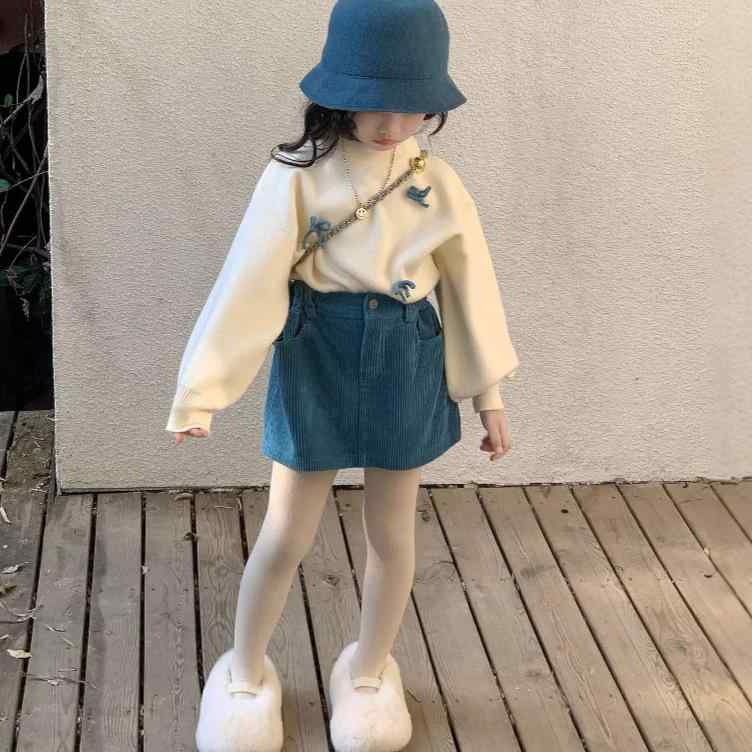 ニット・セーター キッズ 女の子 韓国風 厚手 あったか かわいい 蝶結び レース フ...