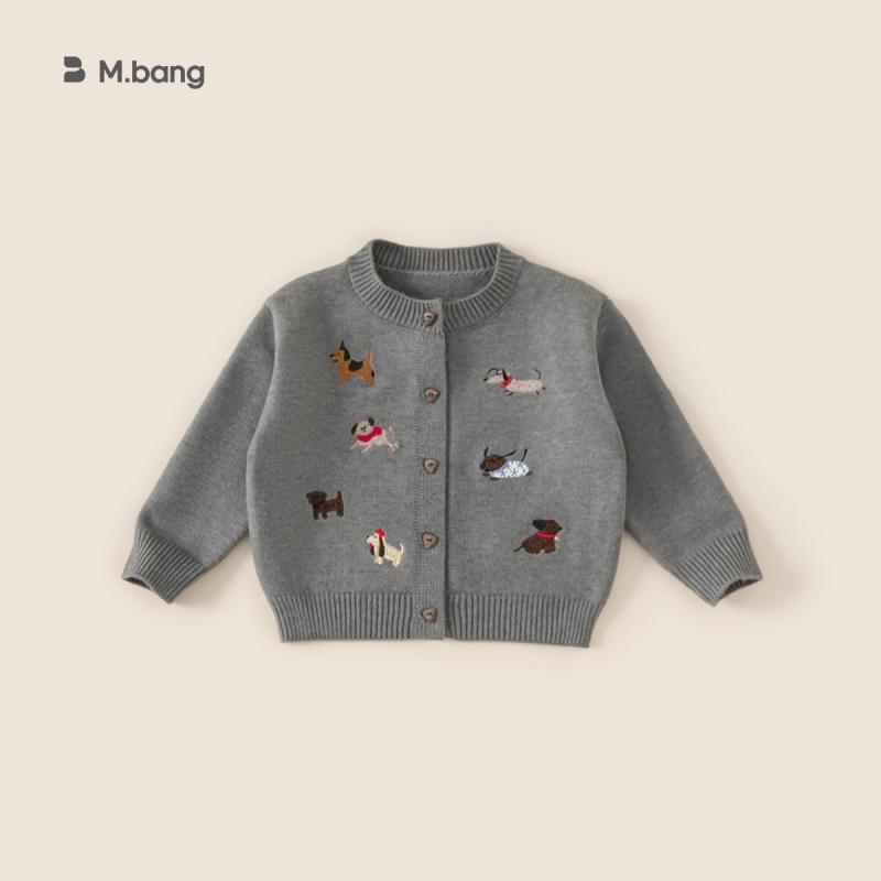 ニット・セーター ガールズ 子供服 長袖 丸首 アクリル 秋冬 動物柄 韓国風 80 90 100 110 120 130 140