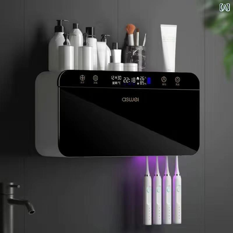 歯ブラシホルダー スマート 紫外線 殺菌 乾燥機能 歯ブラシスタンド 電動歯ブラシ ...