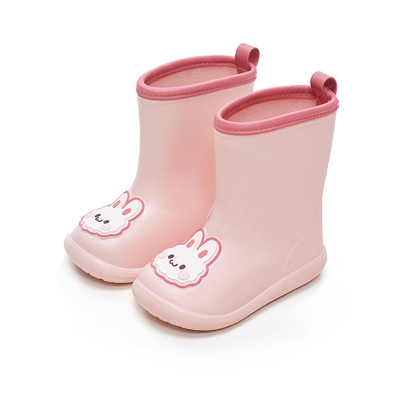 Shoes - レインブーツ キッズ 子供用 男女兼用 快適 漫画 EVA 滑り止め イエロー ピンク ブラウン グリーン 14cm 15cm 16cm 17cm 18cm 19cm 20cm