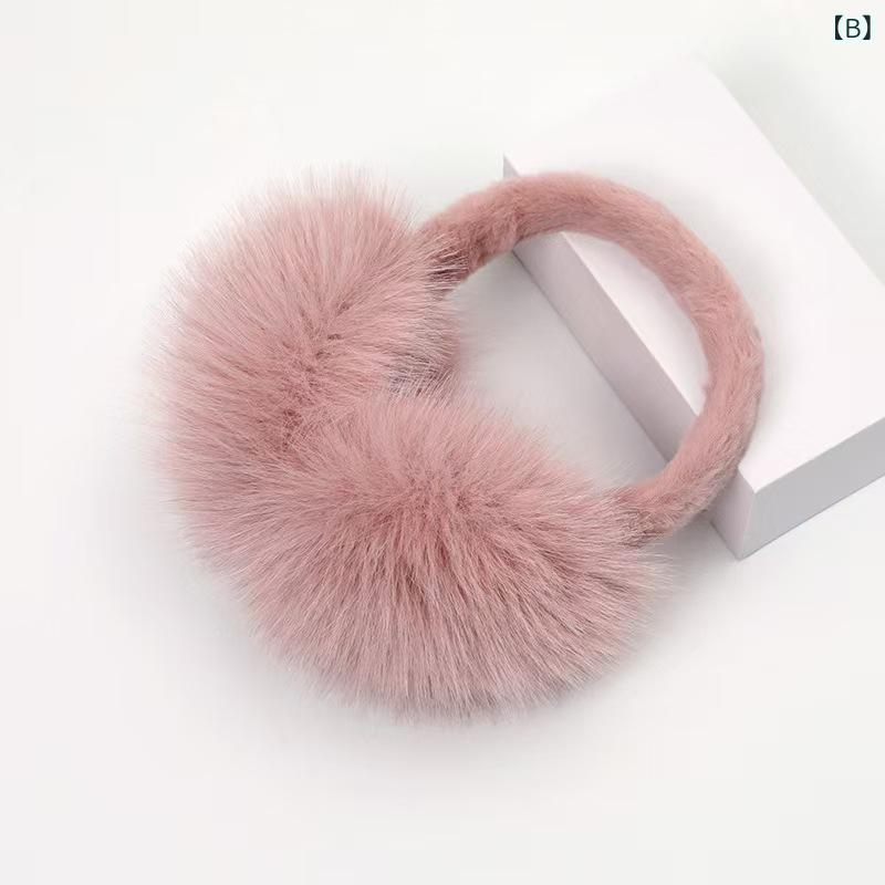 イヤーマフ レディース かわいい 冬用 防寒 耳当て コンパクト シンプル 白色 ピンク系 ブラック グレ..