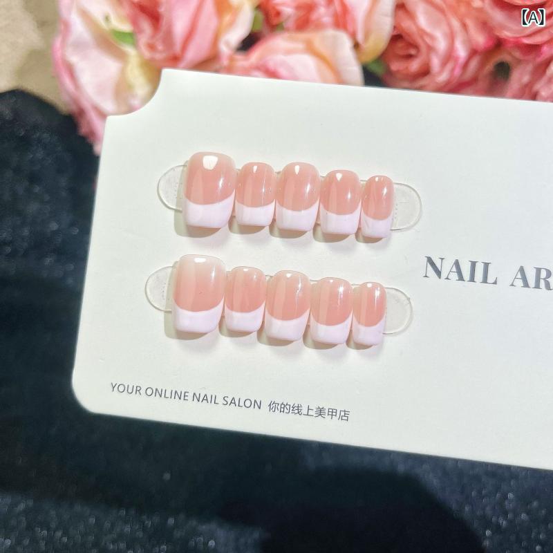 ネイルチップ レディース メンズ 兼用 短め XS S M L パステルカラー グラデーション 猫目柄 ハート バラ 苺 レトロ かわいい ガーリー 普段使い デート