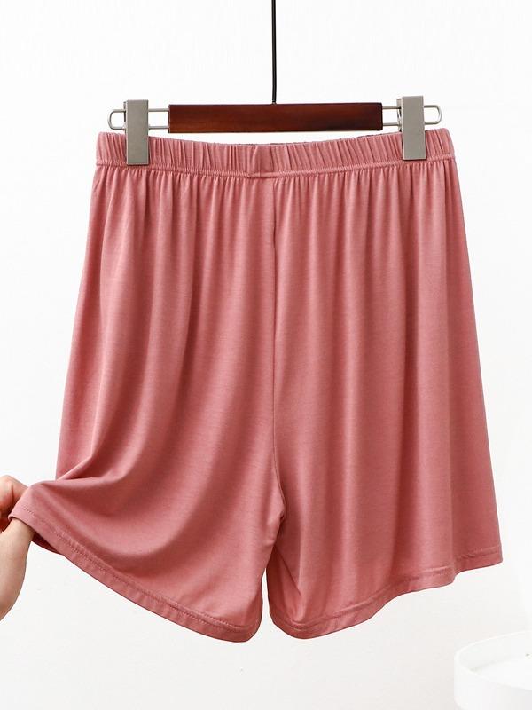 パンツ レディース 高腰 ワイドレッグパンツ キュロット モダール 接触冷感 ゆったり 短パン ハーフパンツ 部屋着 寝巻き 普段使い 接触冷感 無地 カプリパンツ S L XL XXL カーキ ブラック ピンク系 デニムブルー