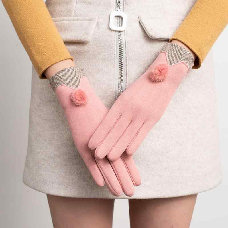 ・カテゴリ: 手袋・機能: 保温・スタイル: 分指・素材: ポリエステル・カラー: 紫, カーキ, 黒, ピンク, グレー・サイズ: フリーサイズ・対象: 女性