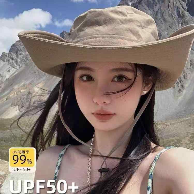 帽子 麦わら帽子 テンガロンハット サファリハット メンズ レディース 男女兼用 春夏 UVカット 日焼け..