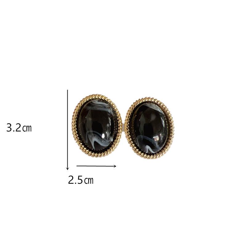 ピアス レディース レトロ ヴィンテージ エナメル 925シルバー ポスト 大ぶり ヨーロピアン アンティーク調 豪華 暈し染め 個性的 黄色 緑 青 紫 黒 亜鉛合金 文芸復古 ボヘミアン 幾何学模様