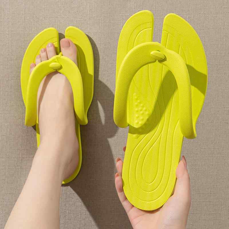 サンダル レディース メンズ EVA ビーチサンダル 軽量 スリッパ つっかけ 室内履き 厚底 カップル 滑り止め 黒 カーキ 蛍光緑