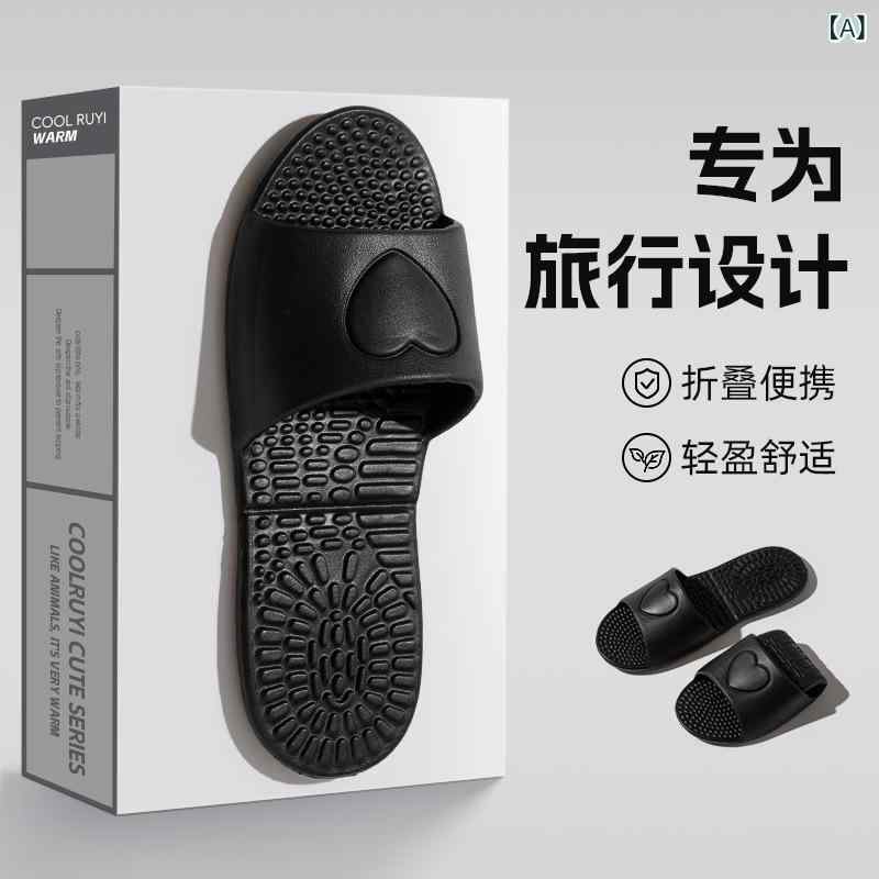 サンダル カップル 男女兼用 携帯 スリッパ 滑り止め ビーチ サンダル シャワー サンダル ホテル 旅行 部屋履き 普段使い 軽量 防水 花柄 黒 白 ピンク系