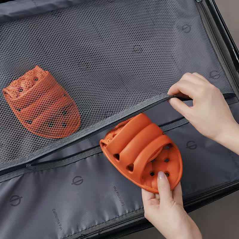 サンダル 男女兼用 ビーチサンダル EVA 穴あきソール 超軽量 滑り止め 速乾 携帯 スリッパ ホテル 浴室 シャワー 海水浴 普段使い グレー ブラック ピンク