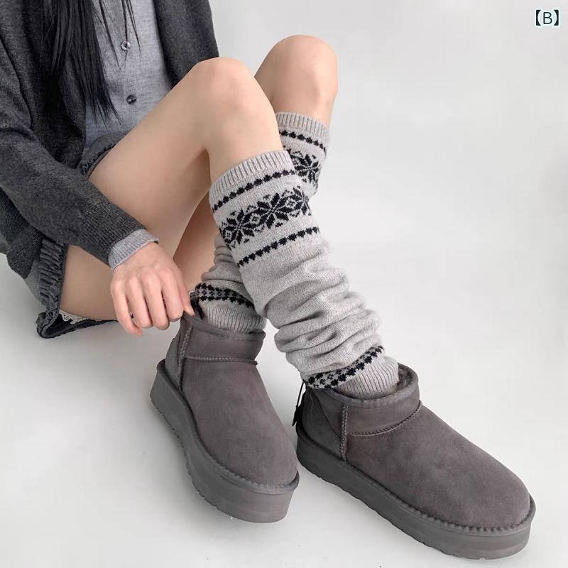 靴下 レディース ソックス ケーブル編み ニット レッグウォーマー ルーズソックス 婦人 スクール 学生 ガールズ かわいい 冷え対策 あったか 秋冬