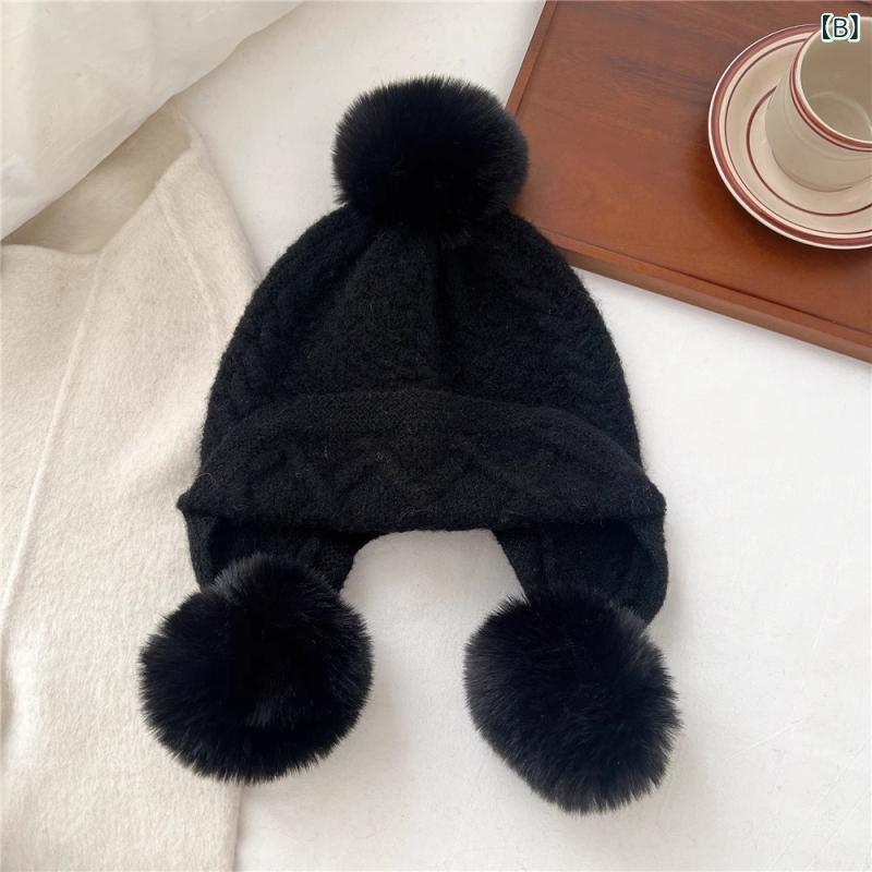 ニット帽 レディース 秋冬 防寒 無地 小顔効果 耳あて 暖かい 伸縮性 ニット帽子 メンズ グレー ブラック