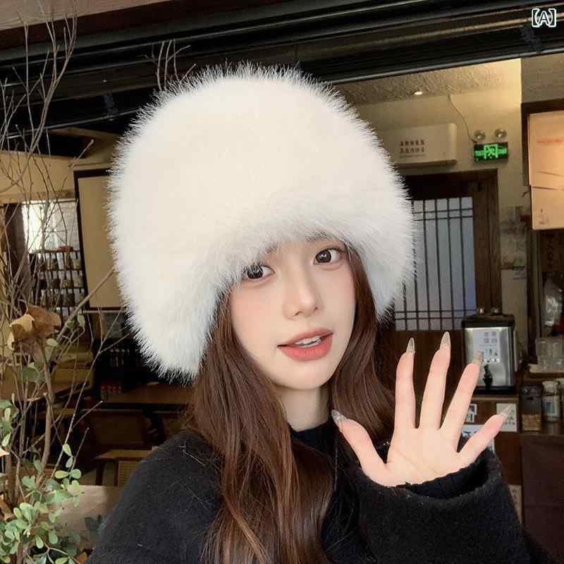 帽子 レディース 秋冬 防寒 イヤーマフ付き キャップ フェイクファー あったか ハ...