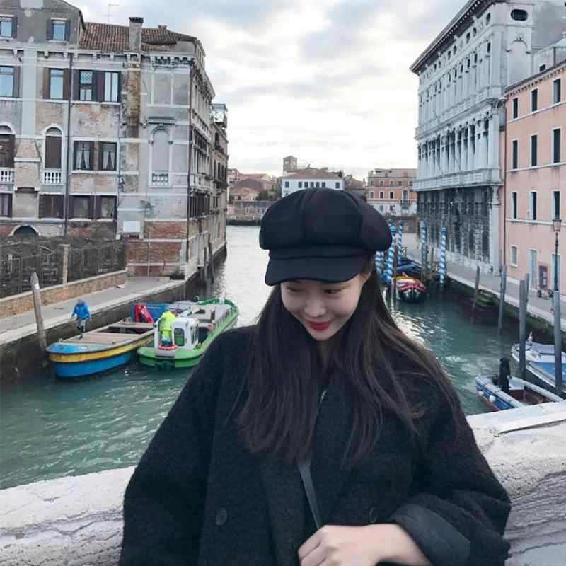 ベレー帽 レディース 帽子 春 秋 冬 ウール 八角帽 ニュースボーイキャップ ハンチング帽 小顔効果 あったか 防寒 紫外線対策 日よけ おしゃれ かわいい カジュアル 韓国風 旅行 お出かけ