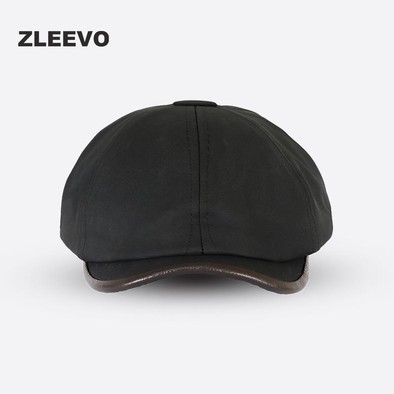 帽子 メンズ ハンチング帽 春秋 レトロ 男性用 キャスケット帽 レディース 画家帽子 ベレー帽 無地 PUレザー 英国風 コーヒー色 ブラック レンガ色