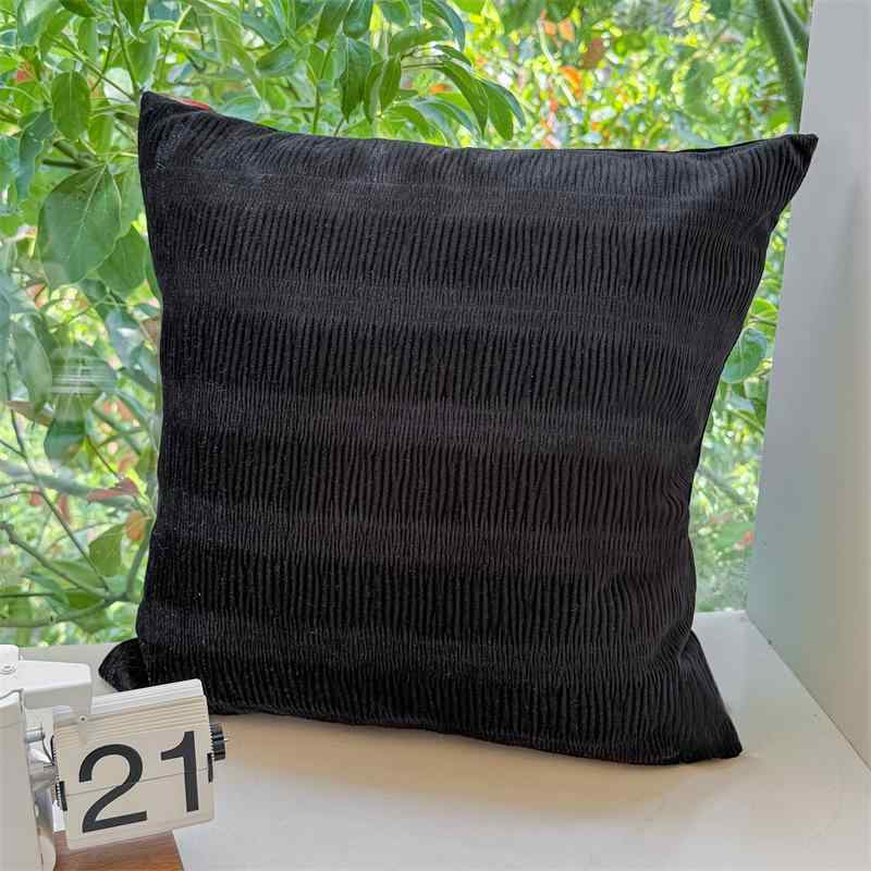 クッションカバー 45 45 毛糸 刺繡 立体 ドット ソファ 背もたれ 無地 高克重葉子花 PP綿 枕芯付き モ..