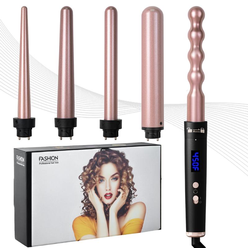 ・製品カテゴリ: ヘアアイロン・電源方式: 有線（交流）・温度調整: 15段階・適用髪質: ドライ、ウェット・カラー: ローズゴールド・アフターサービス: 店舗保証・定格電力: 50W・定格電圧: 100V-240V・追加機能: 液晶ディスプレイ・認証: CE, UL, FCC, CQC