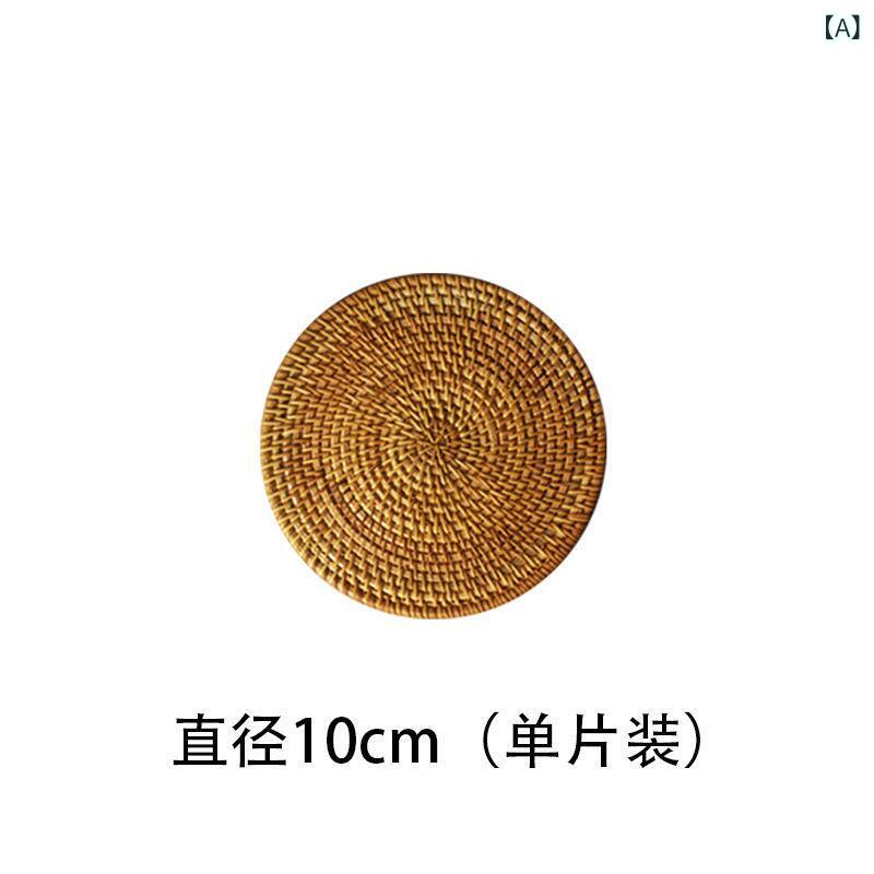 Other - 茶托 籐編み コースター 茶道 断熱パッド カップ 鍋敷き 湯飲み グラス置き おしゃれ かわいい ナチュラル
