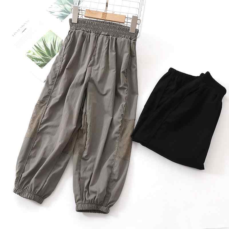 子供服 パンツ メッシュ切り替え 蚊除けパンツ 薄手 通気性 接触冷感 パンツ 男の子 女の子 ゆったり 速乾パンツ ズボン 普段着 部屋着 アウトドア 春夏