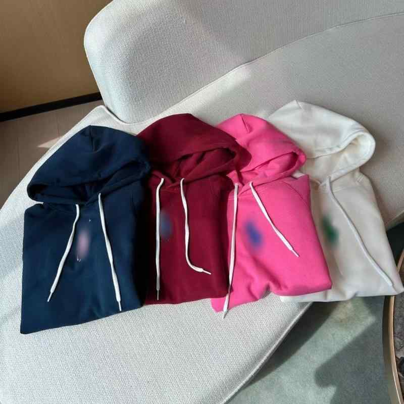 パーカー レディース 小馬 刺繍 裏起毛 厚手 ゆったり カジュアル フード付き 赤色 白色 紺色 ピンク系