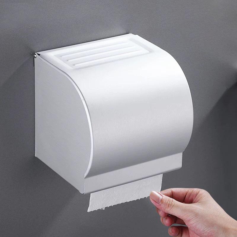 トイレットペーパーホルダー アルミ製 防水 浴室 壁掛け 楕円形 ペーパータオルホルダー 収納 おしゃれ