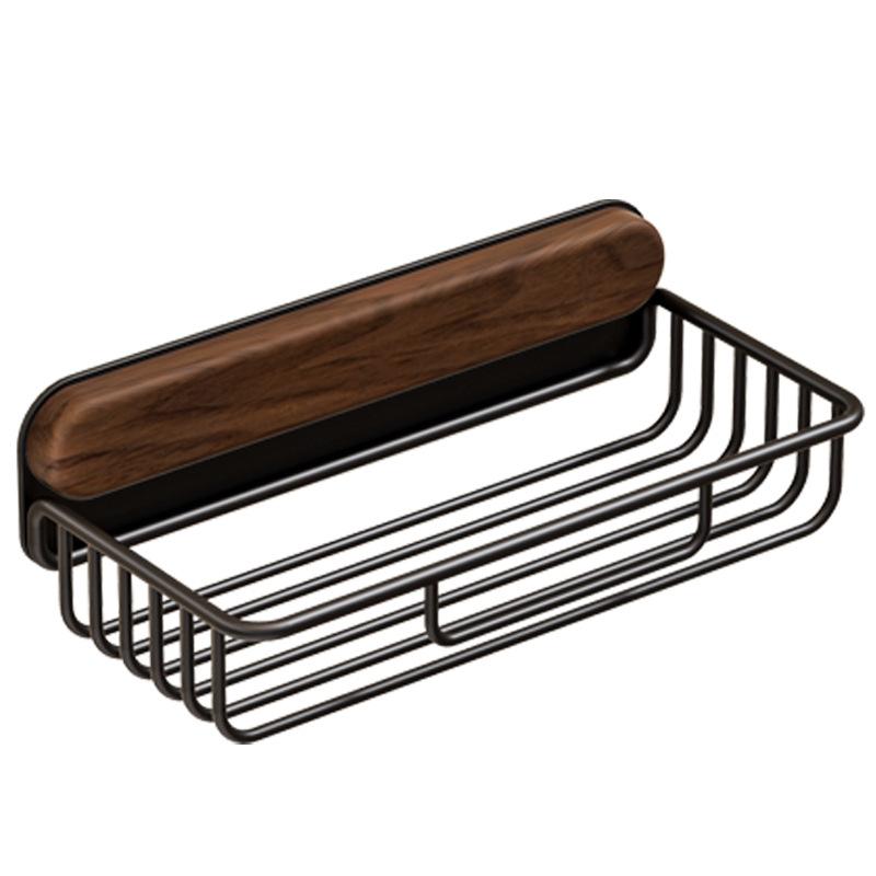 トイレットペーパーホルダー 木製 壁掛け ティッシュケース おしゃれ 防水 多用途 ウォールナット 短款..