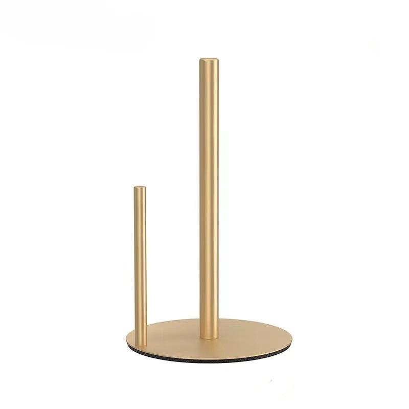 キッチンペーパーホルダー 台所用品 ステンレス製 ロールペーパーホルダー 縦型 キッチンペーパー スタ..