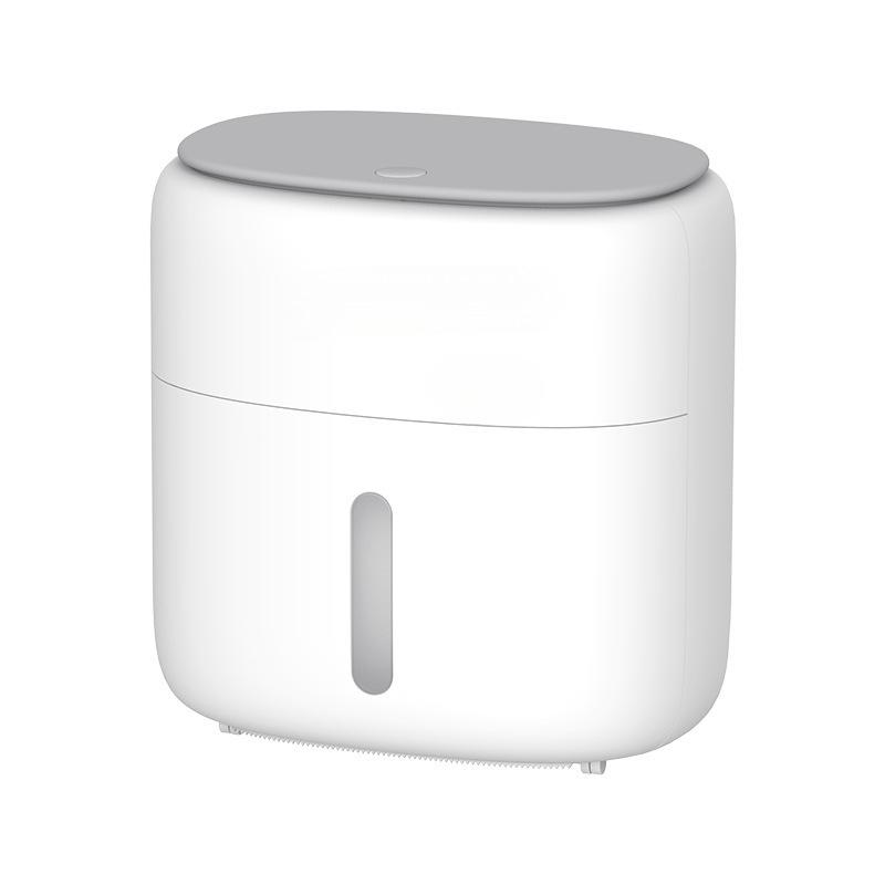 紙幣ホルダー トイレットペーパーホルダー 壁掛け 防水 多用途 収納 北欧風 グレー ブラック