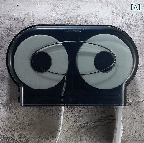 トイレットペーパーホルダー 防水 衛生 ペーパータオル ケース 浴室 ロールペーパー 壁掛け 卓上 プラ..