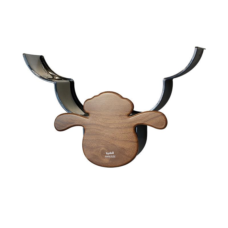 トイレットペーパーホルダー 小羊 収納 壁掛け 穴あけ不要 トイレットペーパー ラック 浴室 おしゃれ ..