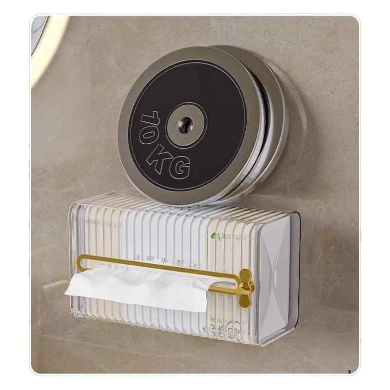 ティッシュケース 壁掛け 洗面所 キッチン トイレ ペーパータオルホルダー 収納 ボックス 白 緑