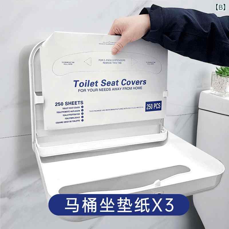 シャドーテールのトイレットペーパー ホルダー トイレ 便座シート ディスペンサー 壁掛け 詰め替え ABS樹脂 衛生的 清潔 感染予防｜アングル2