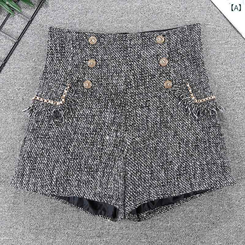 ショートパンツ レディース 高見え ツイード ...の紹介画像2