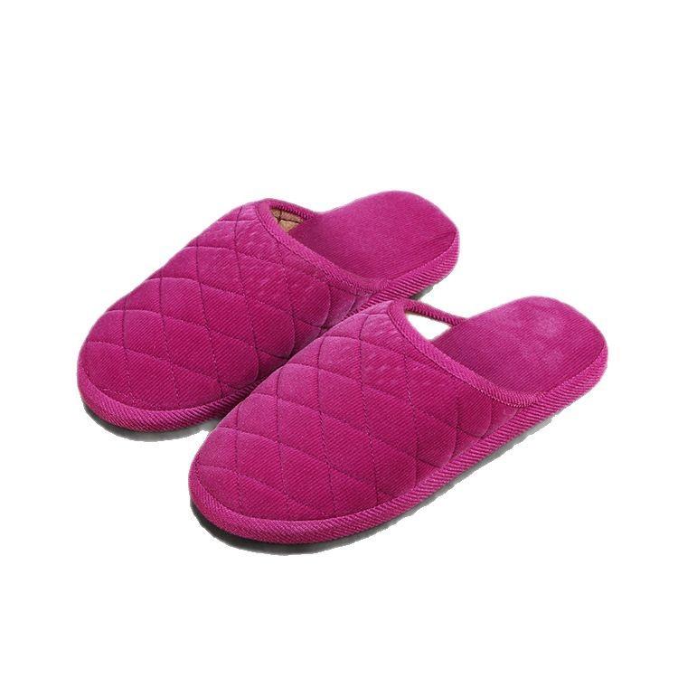 ルームシューズ 滑り止め 男女兼用 春秋 冬 あったか 暖かい 室内履き スリッパ すりっぱ かわいい おしゃれ 洗える 軽量 パープル ネイビー グリーン コーヒー色 スイカレッド イエロー レッド