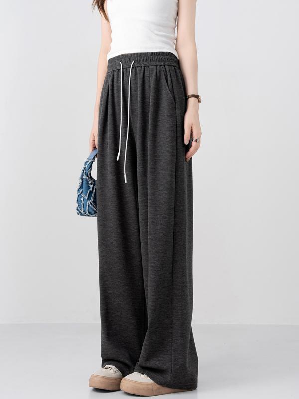 長ズボン レディース 裏起毛 厚手 ワイドレッグパンツ 怠惰スタイル ハイウエスト ゆったり 美脚 着痩..