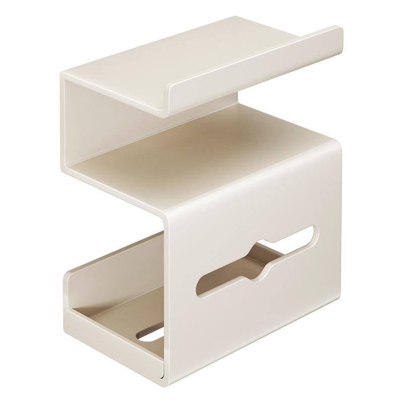 トイレットペーパーホルダー 浴室 壁掛け スマホ置き 小物置き 抽出し 巻き取り 両用 アイアン 衛生用..