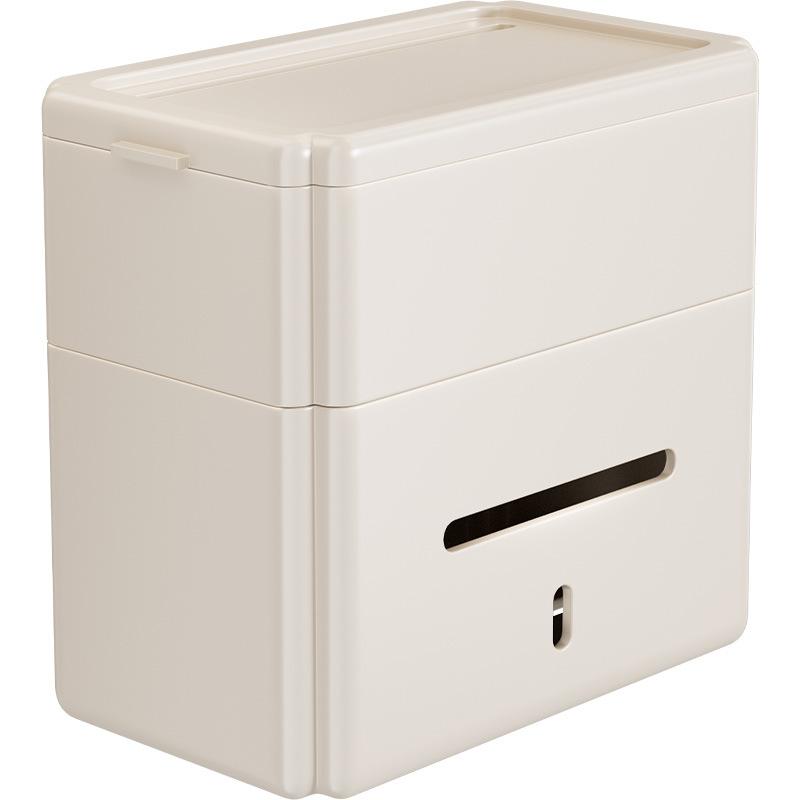 トイレットペーパーホルダー 多機能 収納 ラック 置き棚 夜光 衛生用品 整理 おしゃれ かわいい