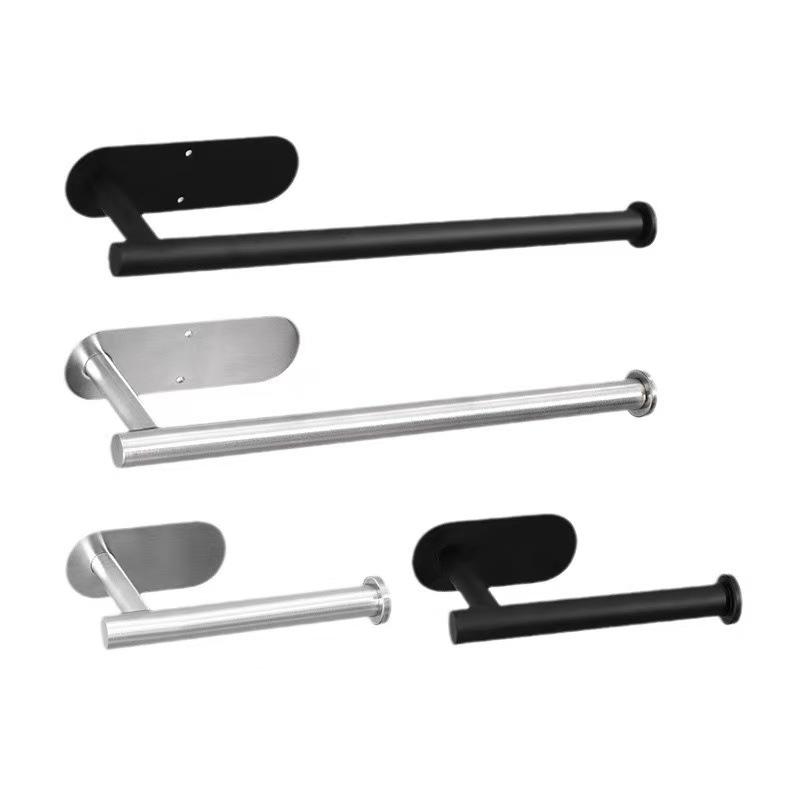 キッチンペーパーホルダー ステンレス製 トイレットペーパーホルダー ロールペーパーホルダー 壁掛け ..