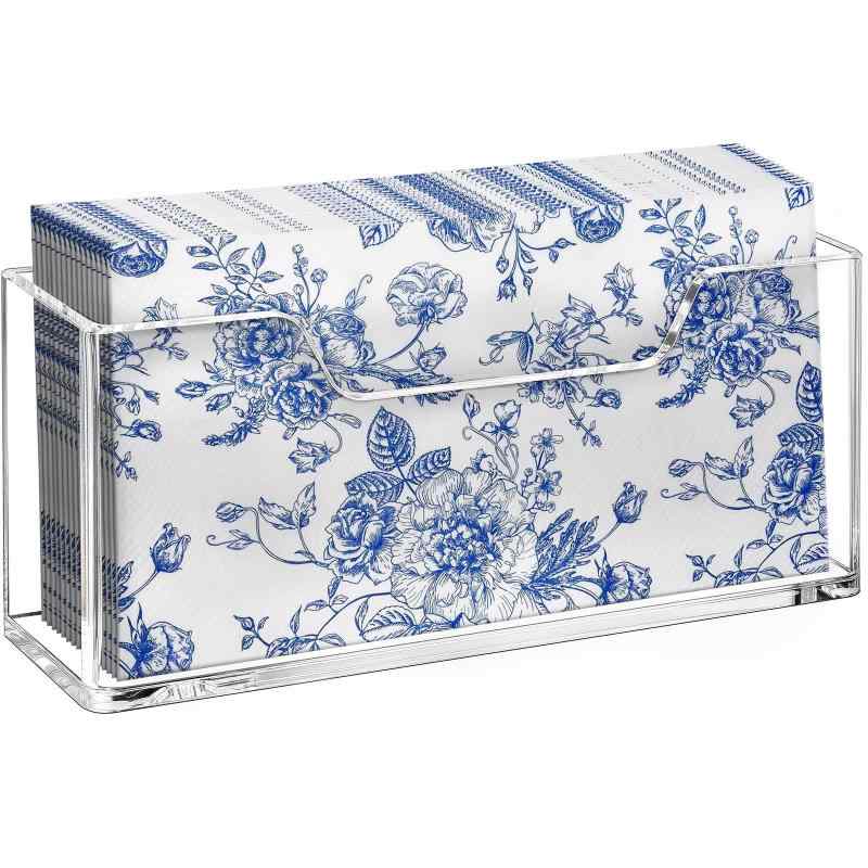 タオルラック アクリル製 バスルーム 洗面所 壁掛け 収納 透明 一次性ペーパータオル ナプキン置き 整..