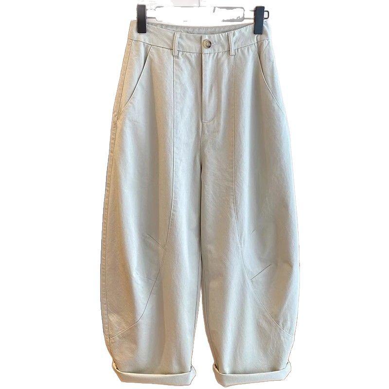 パンツ レディース ワイドレッグパンツ 春秋 ゆったり ハイウエスト カジュアル 小脚 ポリエステル 無地 ブラック系