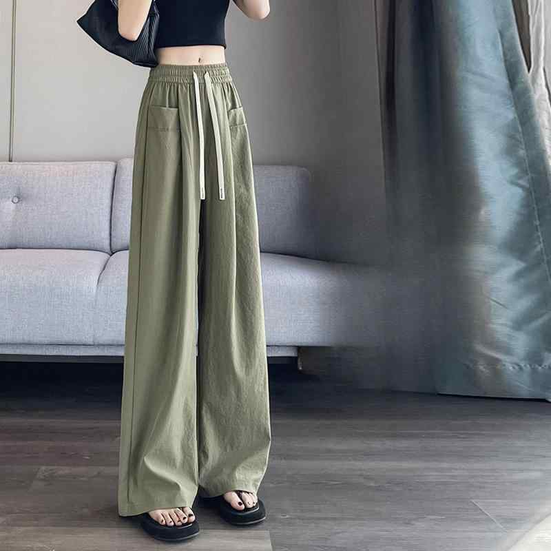 パンツ レディース 小柄 接触冷感 速乾 ワイドレッグパンツ 大きいサイズ ゆったり ストレート ワークパンツ イージーパンツ 春夏