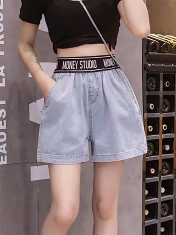 デニム レディース キュロットパンツ 高見え ワイドレッグ 短パン 高腰 ゆったり ...