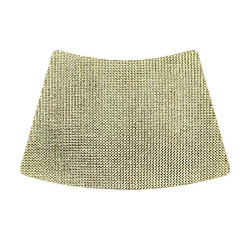 テーブルマット ランチョンマット 扇形 ゴールド レザー 新中式 防水 防油 断熱 撥水 高級感