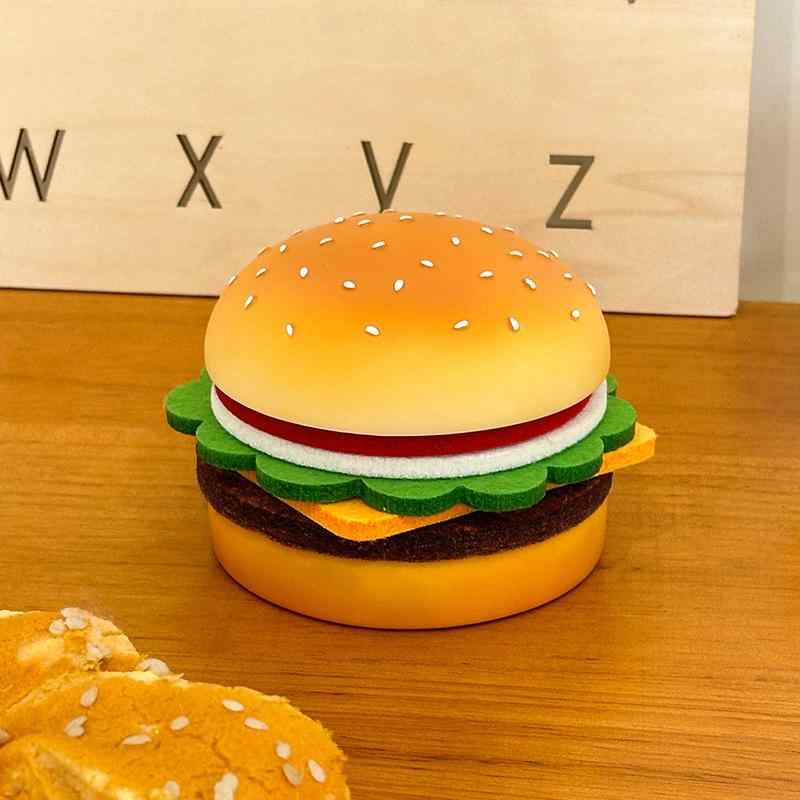 カップ かわいい ハンバーガー 断熱パッド コースター フェルト 茶托 ホーム デスク 多機能 雑貨
