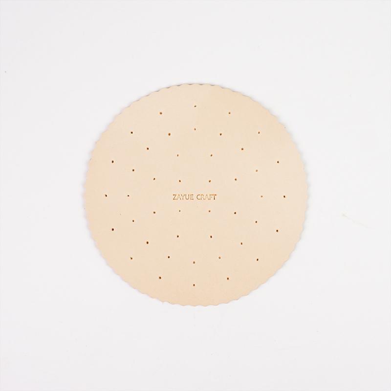 茶托 コースター 丸形 スクエア型 植鞣し牛革 レザー 断熱 オフィス カフェ