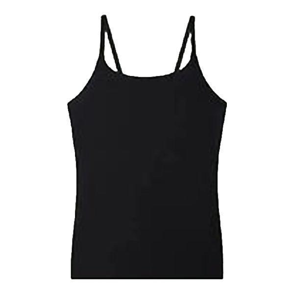 キャミソール レディース 接触冷感 無縫製 Vネック ブラトップ インナー 薄手 ノンワイヤー 肌着 下着 部屋着 無地 ブラック アイボリー ブラウン ベージュ