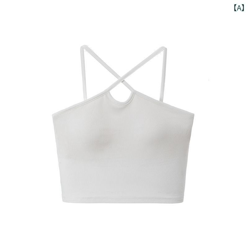 キャミソール レディース 美背 トップス インナー 接触冷感 吸湿速乾 ノースリーブ 薄手 無地 黒 白 灰色 茶色 S M L XL 春夏