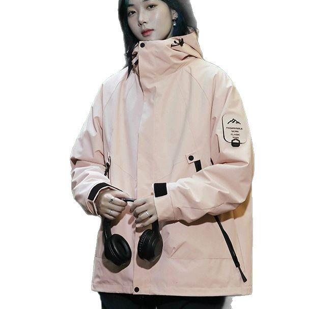 マウンテンパーカー メンズ 取り外し可能 秋冬 2点セット ウインドブレーカー アウター 大きいサイズ ..